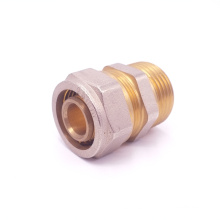 Brass compression hex fitting